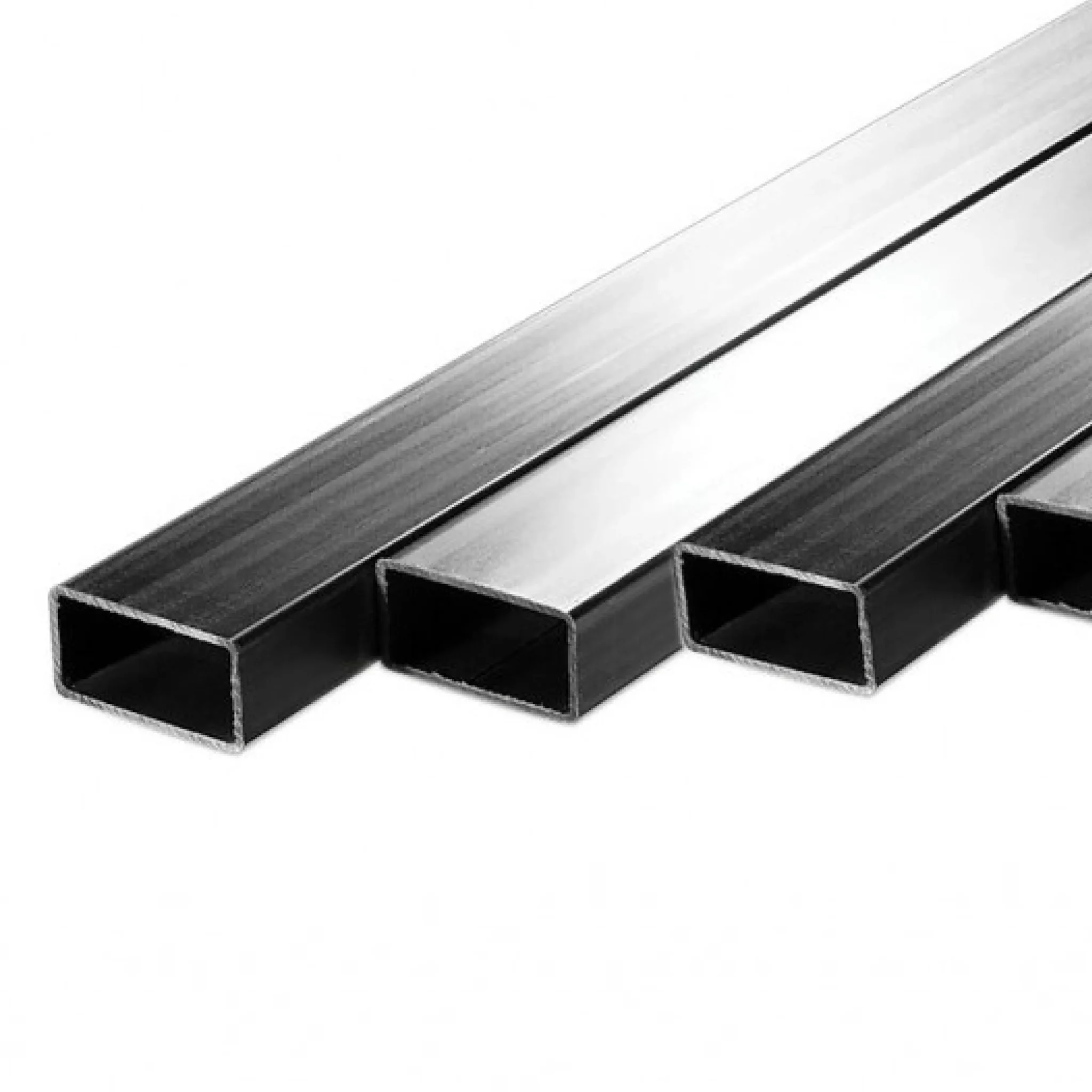 4. เหล็กแป๊ปสี่เหลี่ยมแบน , เหล็กกล่องแบน